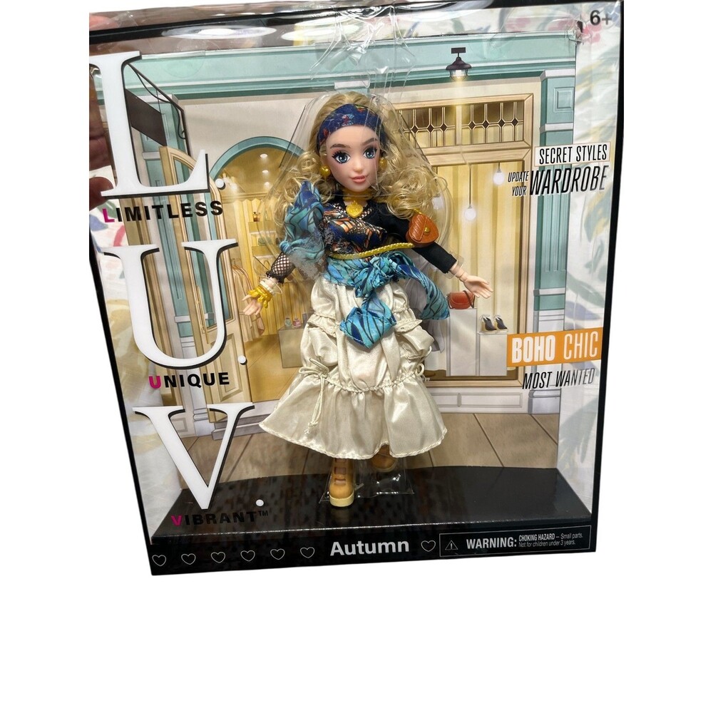 LUV Premium Fashion Doll  Autumn Boho Chic Sealed Limitless Cottagecore Vibrant